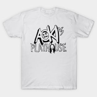 AOKI PLAYHOUSE - EDM rare cartoon edition black T-Shirt